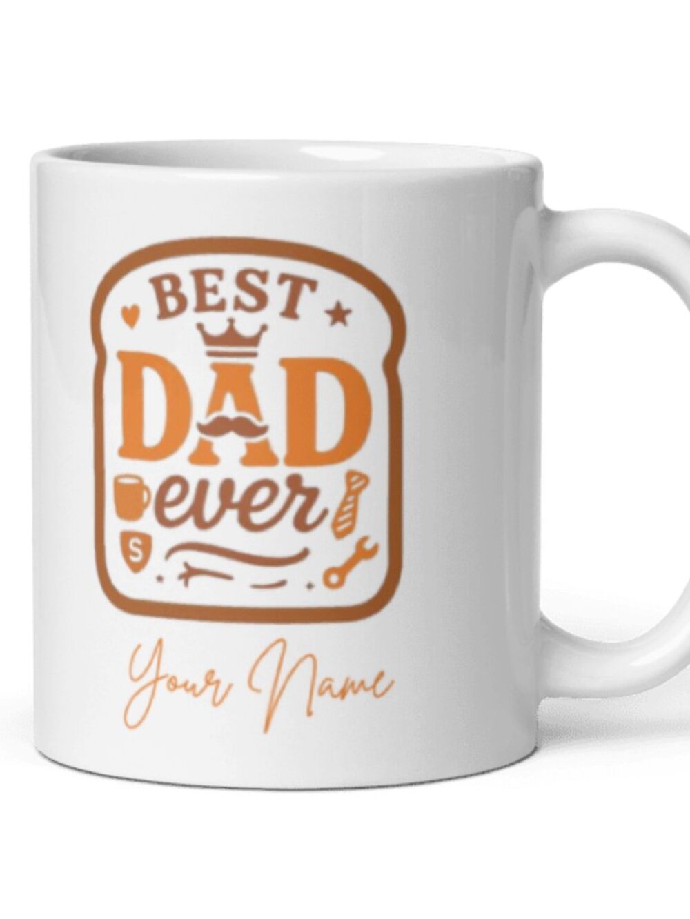 Best Dad Ever Personalized 11oz Mug